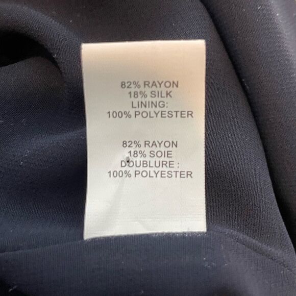 Ramy Brook Gigi Gold Chain Cold Shoulder Blouse Blue Velvet XS - Picture 10 of 10